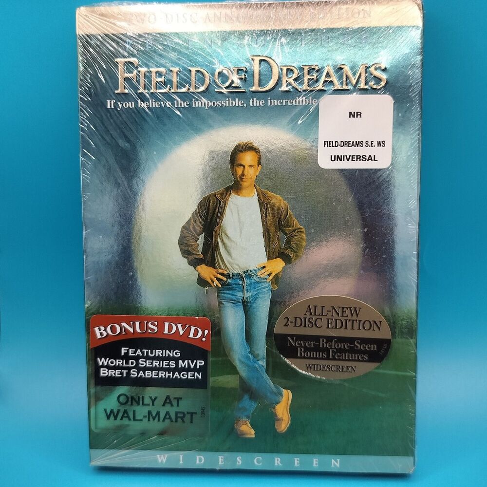 FIELD OF DREAMS three disc SPECIAL EDITION WALMART BONUS DVD NEW! Kevin Costner